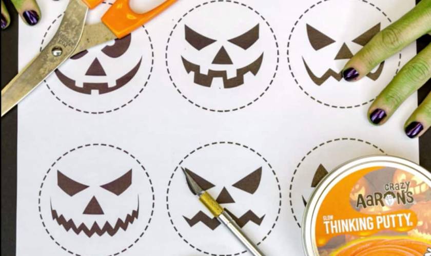 HOW-TO: MAKE A JACK-O-LANTERN WITH THINKING PUTTY