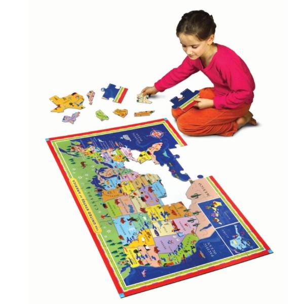 eeBoo USA Map Giant Giant Puzzle - Image 2