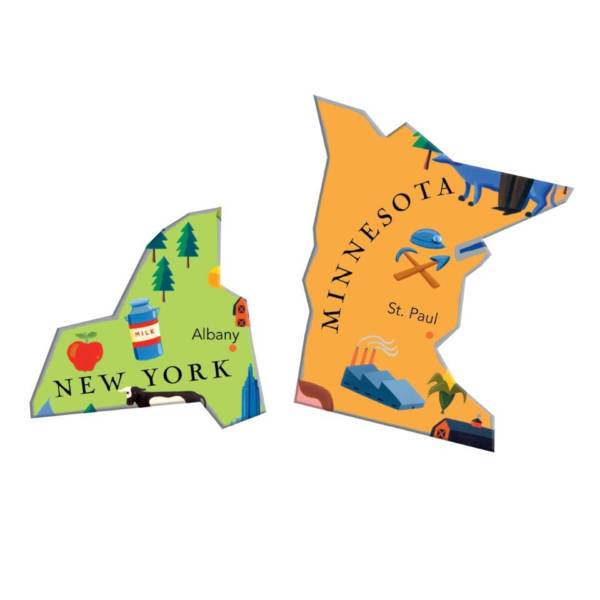 eeBoo USA Map Giant Giant Puzzle - Image 4