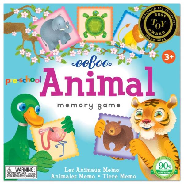 eeBoo Pre-School Animal Memory Game (2ED) - Image 2