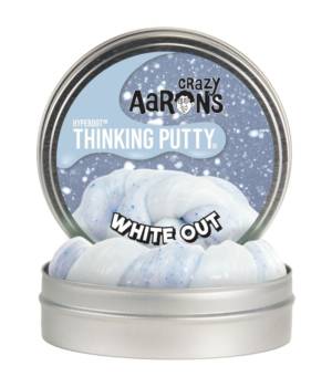 THINKING PUTTY: WHITE OUT 4" TIN (HYPERDOT)