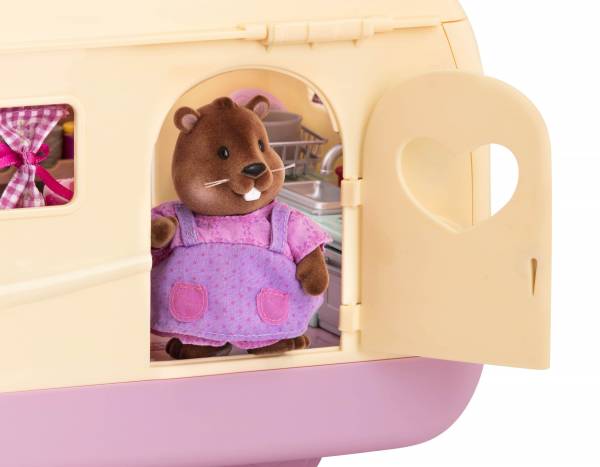 Li'l Woodzeez Camper Playset - Pink - Image 6