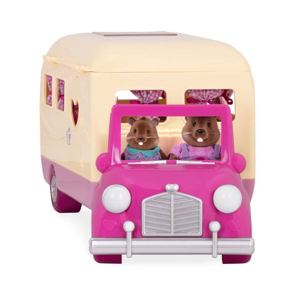 Li'l Woodzeez Camper Playset - Pink - Image 5