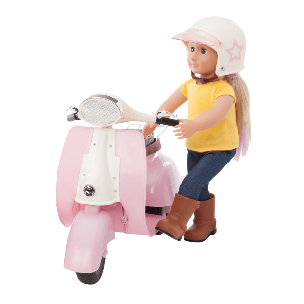 Ride in Style Scooter – Pink and Ivory - Image 2