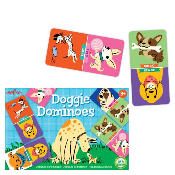 eeboo Doggie Dominoes Little Game - Image 2