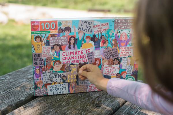 eeboo Climate March! 100 Piece Puzzle - Image 4