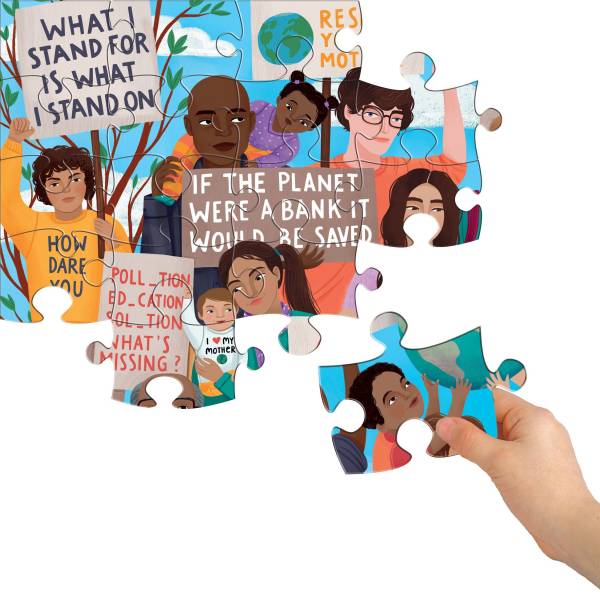 eeboo Climate March! 100 Piece Puzzle - Image 3