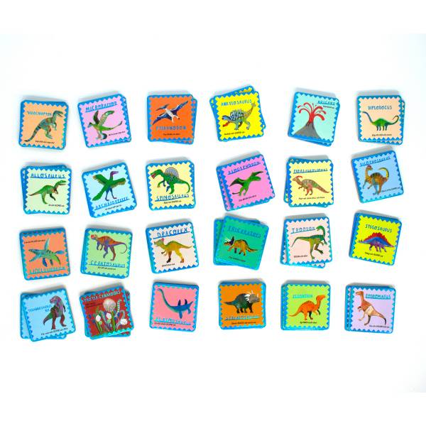 eeboo Shiny Dinosaur Memory and Matching Game - Image 2