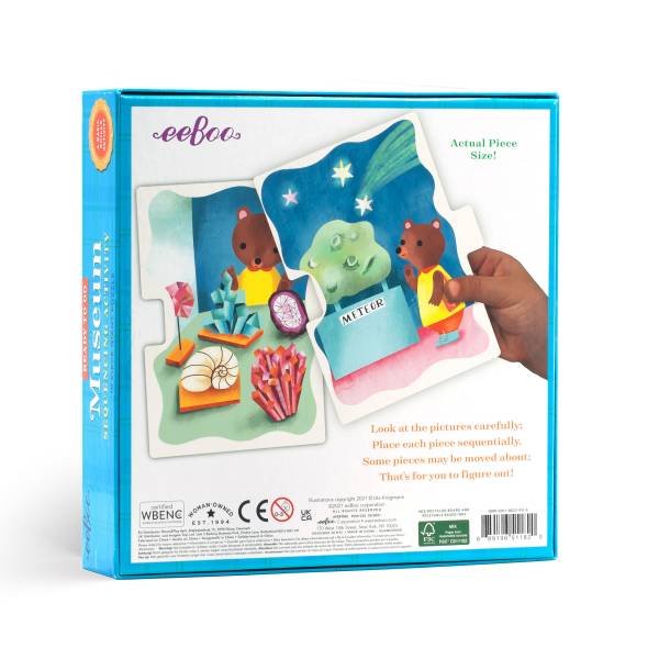 eeboo Ready to Go Puzzle - Museum - Image 3
