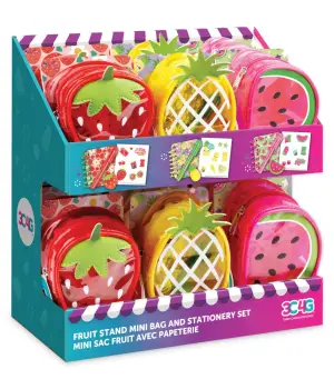 Fruit Stand Mini Bag and Stationery Set