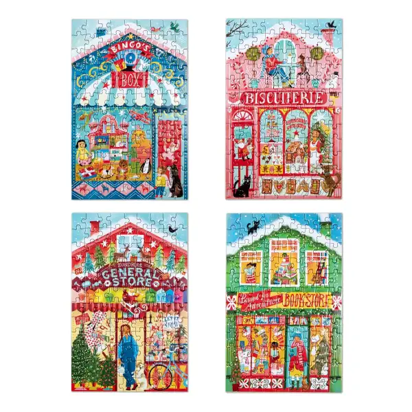 Christmas Market 100 Pc Mini Puzzle - Image 3