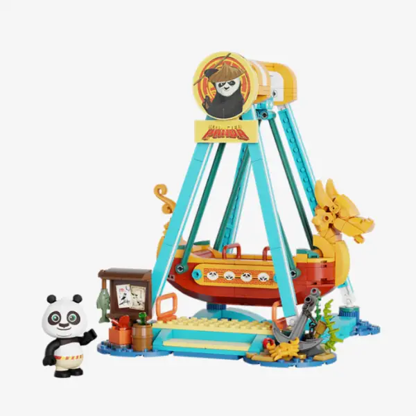 Pantasy Kung Fu Panda Adventure Park - Pirate ship ride