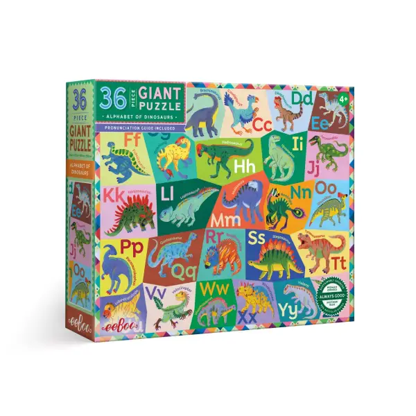 Alphabet of Dinosaurs 36 Pc Giant Puzzle