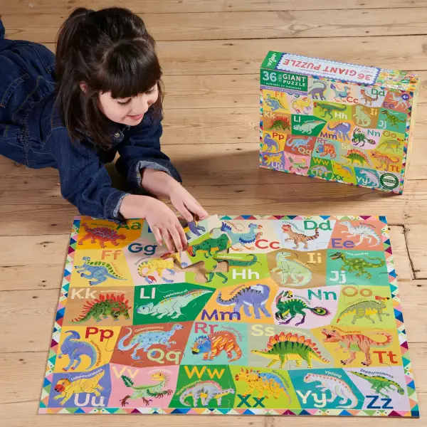 Alphabet of Dinosaurs 36 Pc Giant Puzzle - Image 4