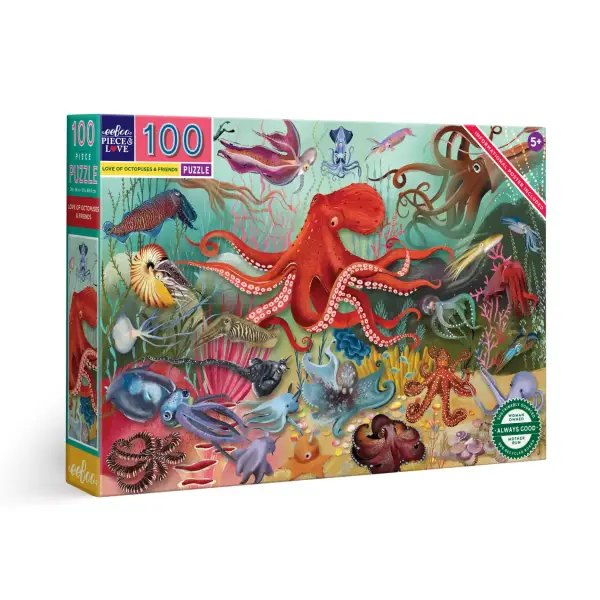 Love of Octopuses & Friends 100 Pc Puzzle