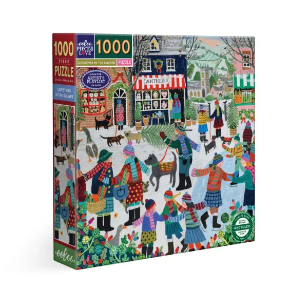 Christmas in the Square 1000 Pc Sq Puzzle