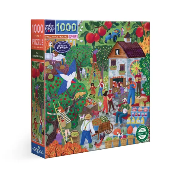 Fall Apple Picking 1000 Pc Sq Puzzle