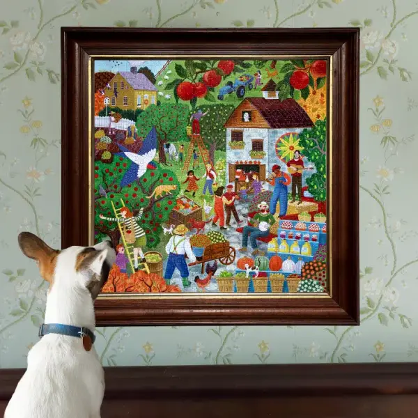 Fall Apple Picking 1000 Pc Sq Puzzle - Image 5