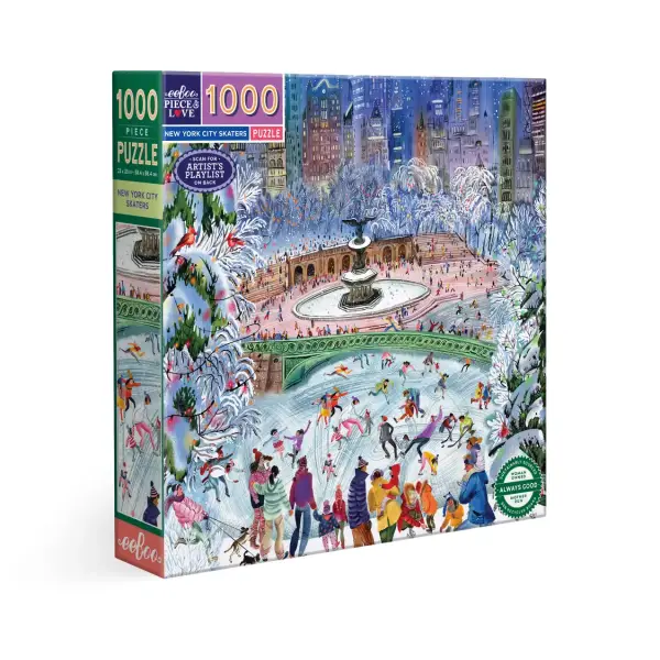 New York City Skaters 1000 Pc Sq Puzzle