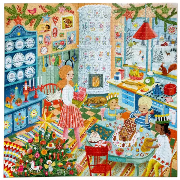 Swedish Holiday Kitchen 1000 Pc Sq Puzzle - Image 3