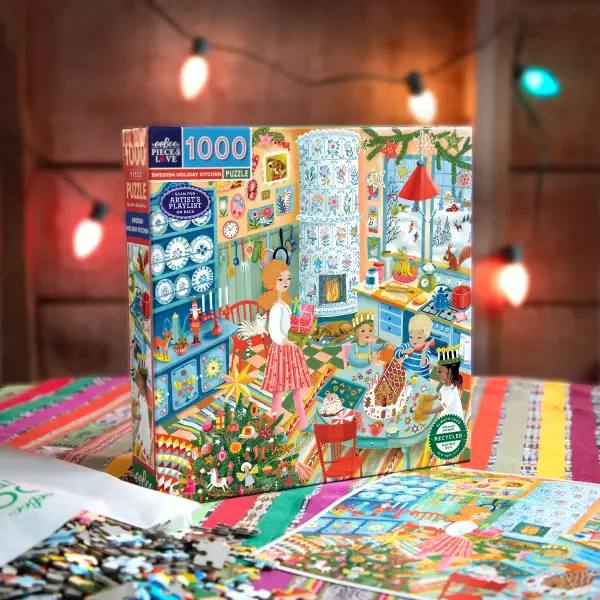 Swedish Holiday Kitchen 1000 Pc Sq Puzzle - Image 4