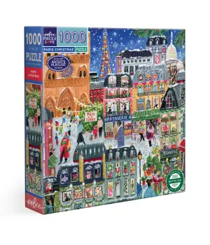 Paris Christmas 1000 Pc Sq Puzzle