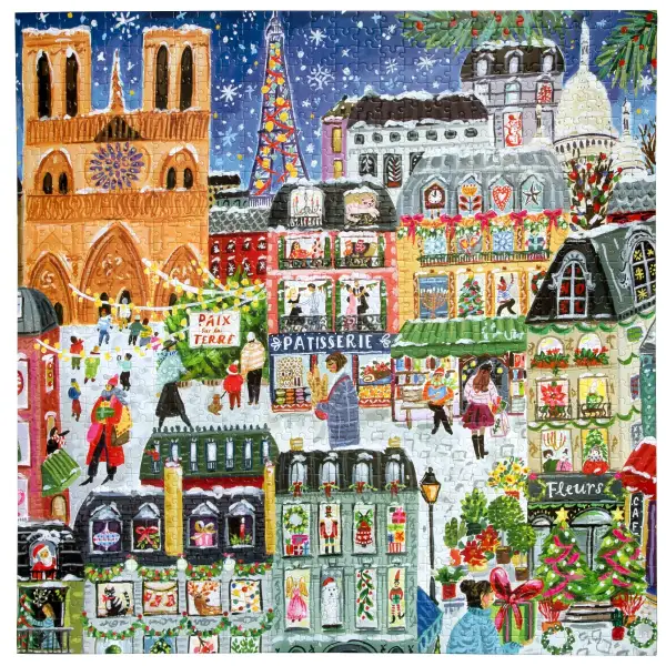 Paris Christmas 1000 Pc Sq Puzzle - Image 3
