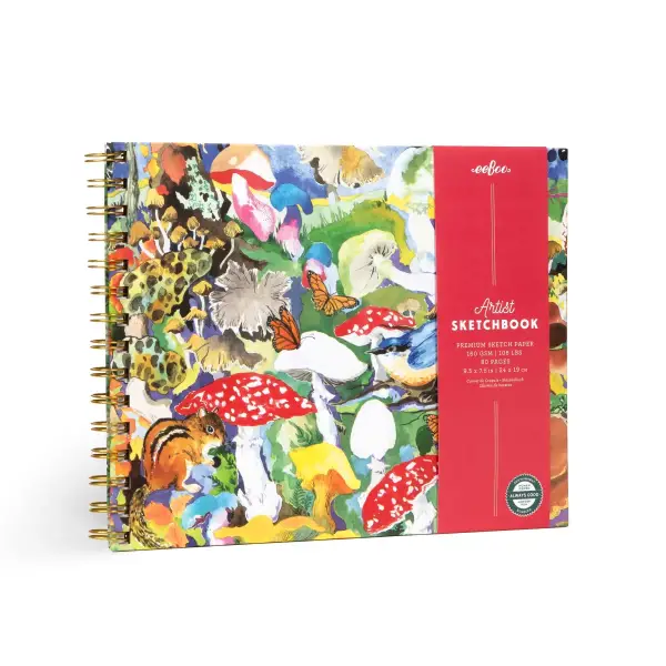 Mushroom Hardcover Artist Sketchbook