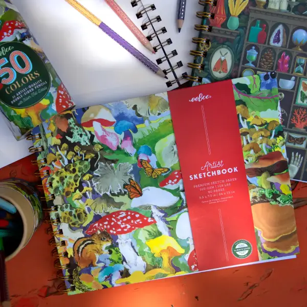Mushroom Hardcover Artist Sketchbook - Image 4