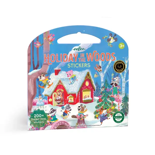 Holiday in the Woods Shiny Stickers