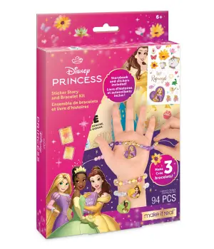Disney Princess Sticker Story and Bracelet Kit